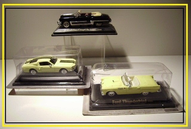 CADILLAC COUPE DE VILLE - SHELBY CT500 KR - FORD THUNDERBIRD, Ophalen, Nieuw, Auto, Overige merken