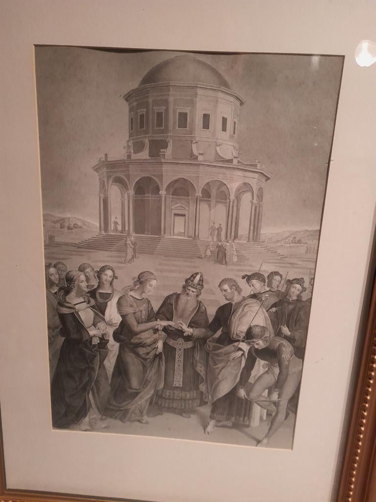 Staalgravures begin 19de eeuw Rubens en Rafael, Antiek en Kunst, Ophalen of Verzenden