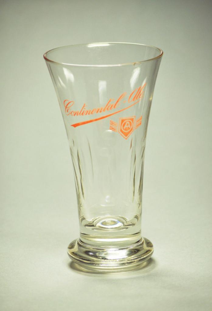 Verre à bière « Continental Ale » Br. Opstaele Ixelles, Collections, Marques de bière, Enlèvement ou Envoi, Utilisé