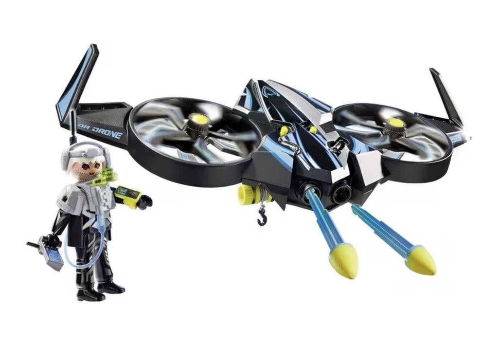Playmobil 9253 Mega Drone, Enlèvement