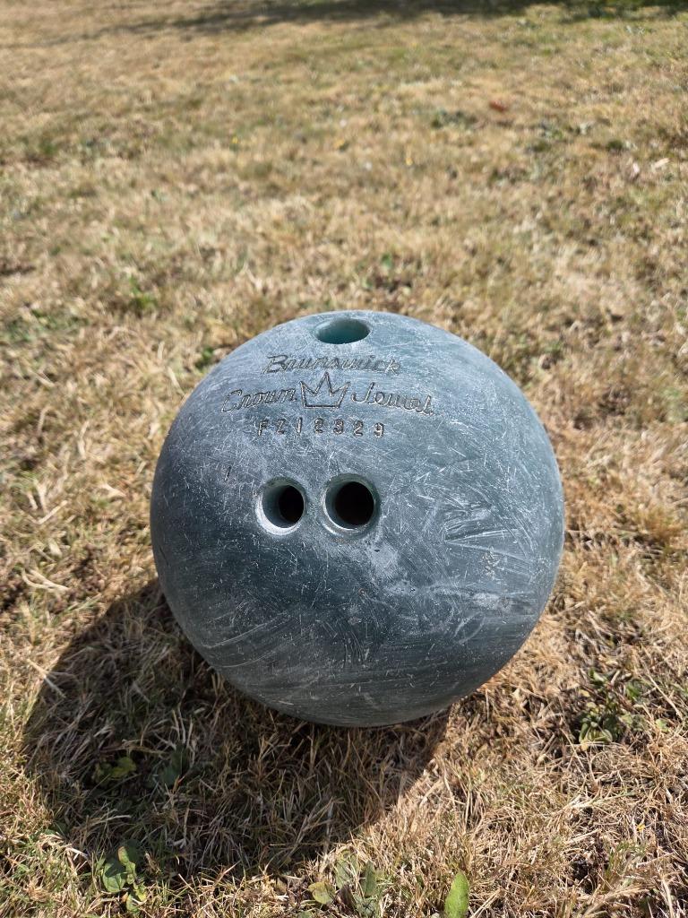 Vintage Brunswick Crown Jewel bowlingbal, Sport en Fitness, Bowlen, Gebruikt, Bal, Ophalen