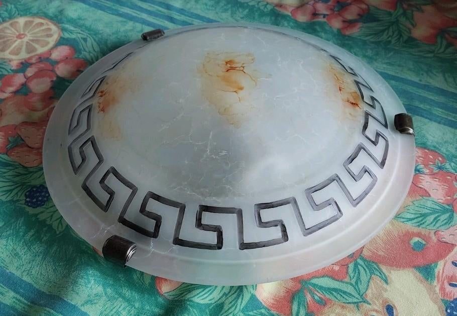 Plafondlamp Palazzo. Zo goed als nieuw., Ophalen of Verzenden, Zo goed als nieuw, Glas, Grecque