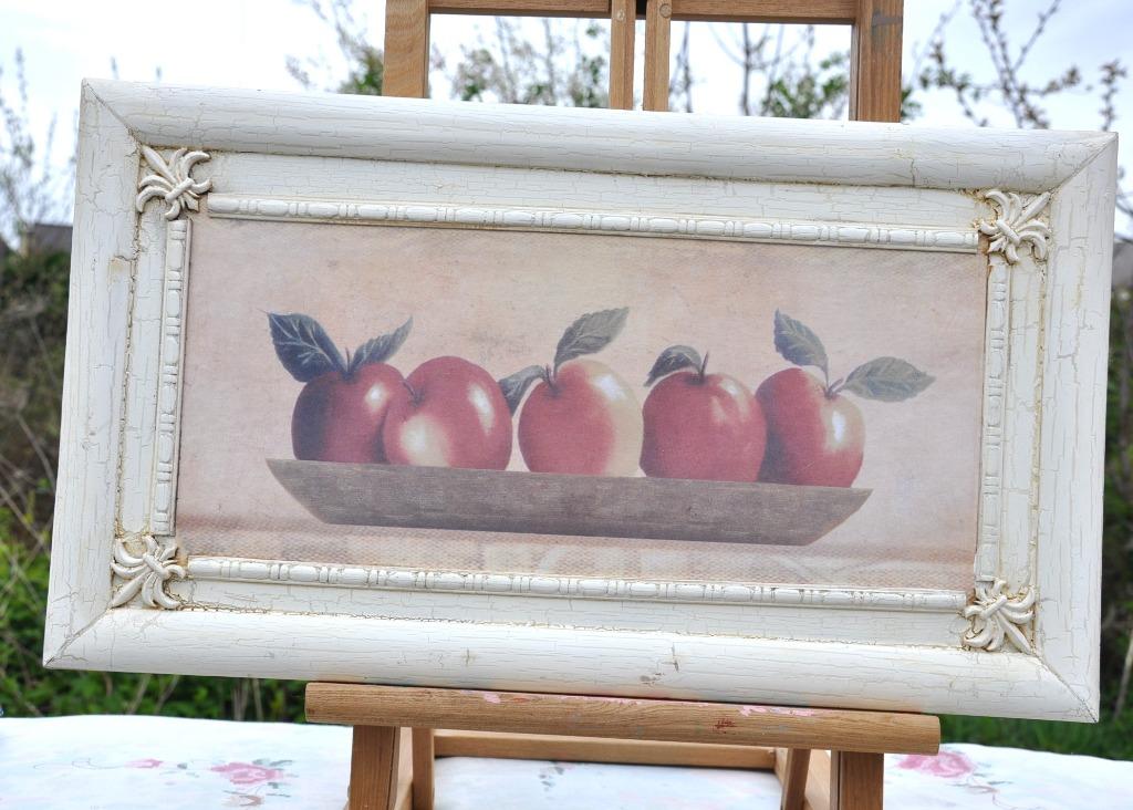 nature morte pomme photo sur panneau, Enlèvement ou Envoi, Utilisé