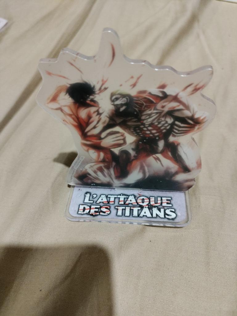 Standee acrylique - L'attaque des titans, Enlèvement ou Envoi, Comme neuf