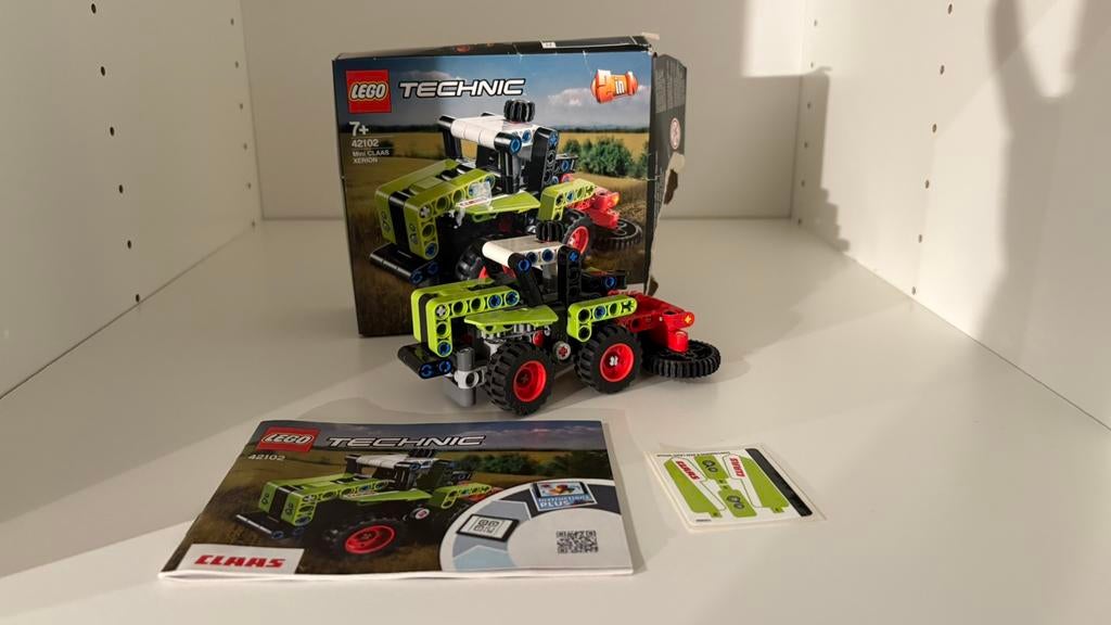 42102 Lego Mini CLAAS XERION 100% compleet, Ophalen of Verzenden, Zo goed als nieuw, Complete set, Lego