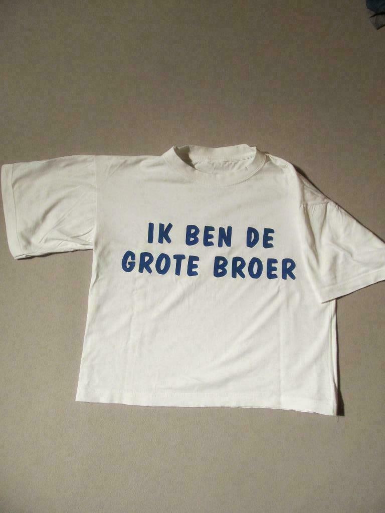 T-shirt 'Ik ben de grote broer', Enlèvement ou Envoi, Comme neuf, Garçon, Chemise ou À manches longues