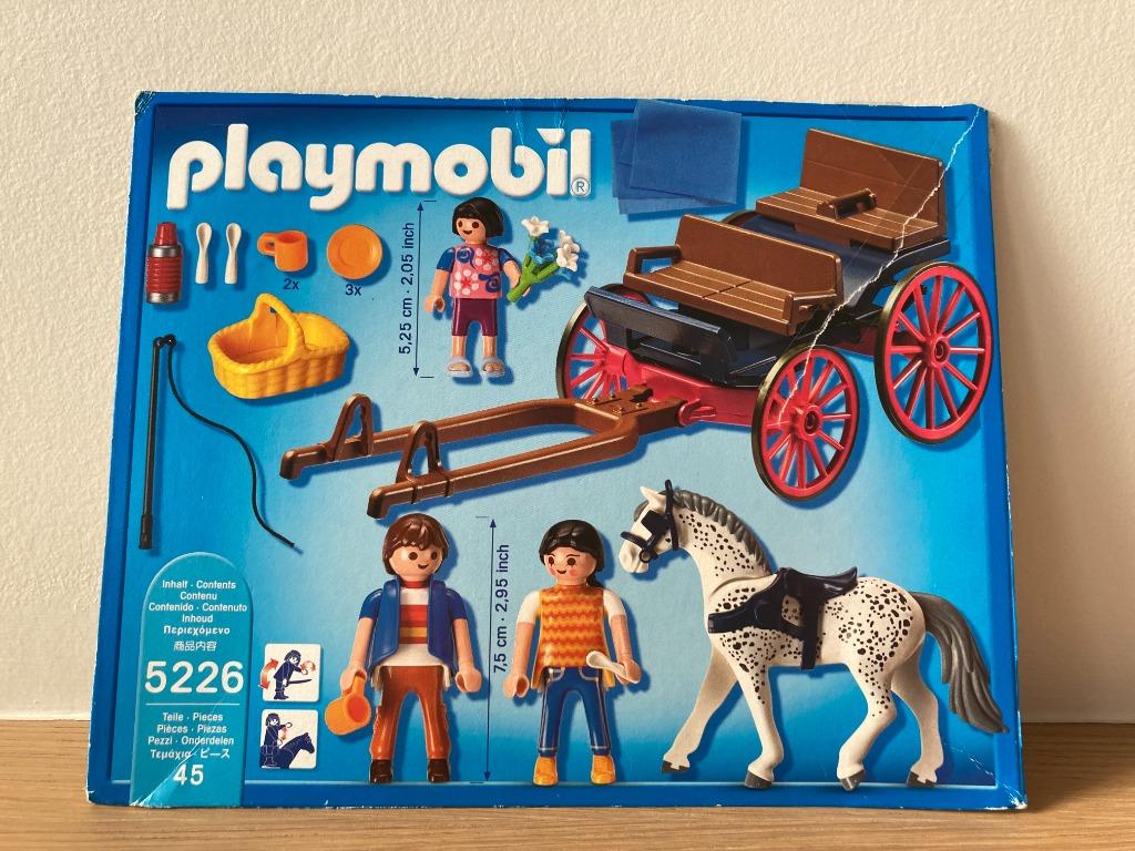 Playmobil 5226 Paardenkoets met familie, Ophalen, Gebruikt