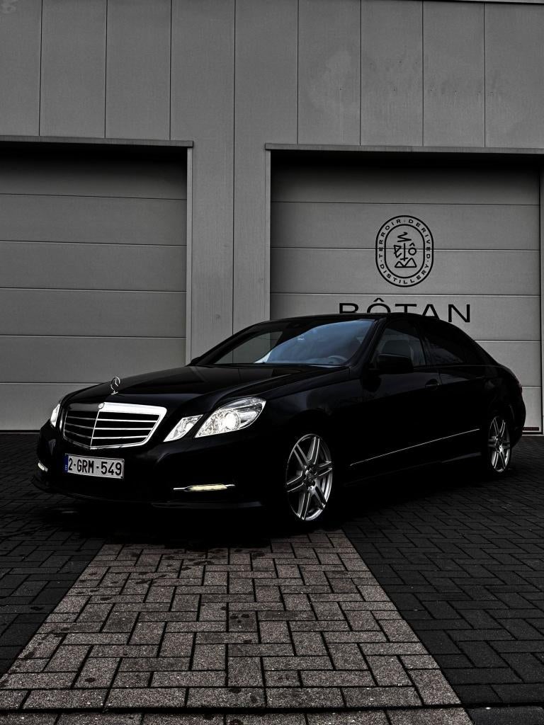 Mercedes-Benz E 220 CDI, Auto's, Achterwielaandrijving, Zwart, 4 cilinders, Particulier