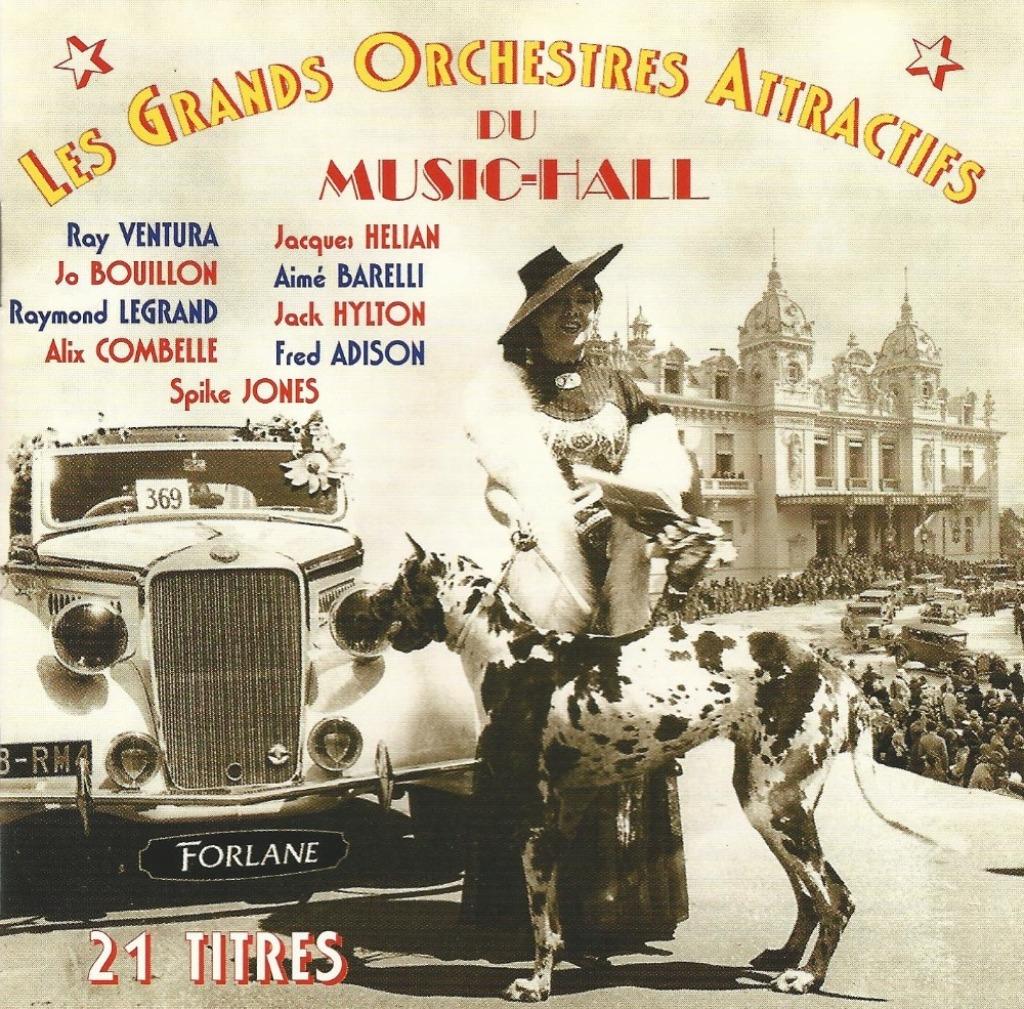 CD - LES GRANDS ORCHESTRES ATTRACTIFS DU MUSIC-HALL, CD & DVD, CD | Instrumental, Enlèvement ou Envoi, Comme neuf