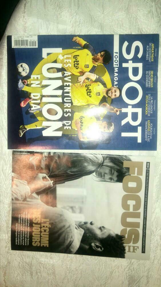 Revues Focus Sport Le Vif  3 et 4 novembre 2021, Livres, Journaux & Revues, Enlèvement ou Envoi, Comme neuf