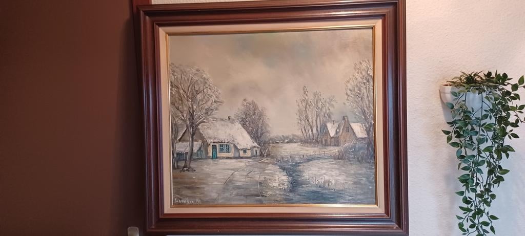 Schilderij M. Van Loocke, Antiek en Kunst, Ophalen of Verzenden