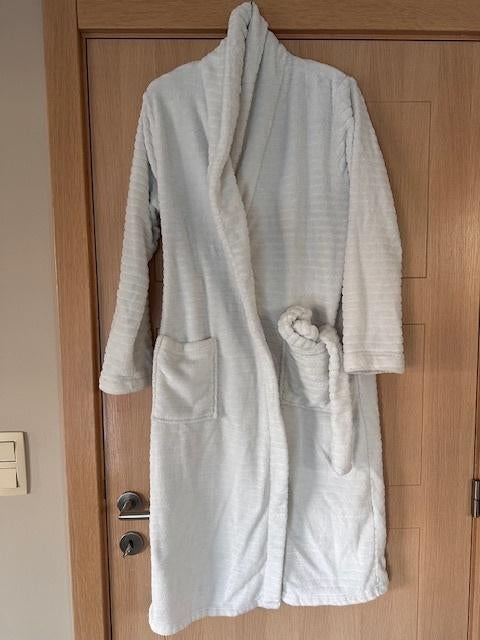 Peignoir Hema taille S/M (nr1828a), Enlèvement ou Envoi, Porté, Blanc, Hema.