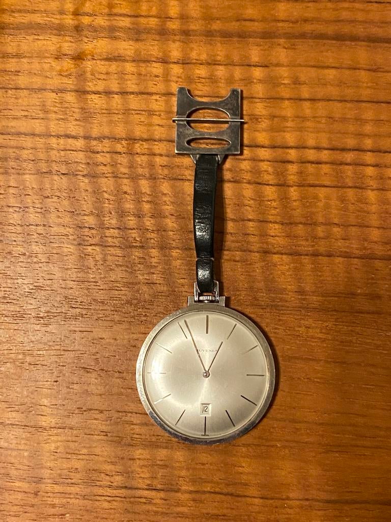 Juvenia fine montre de poche, Enlèvement ou Envoi, Cuir, Comme neuf, Montre de poche