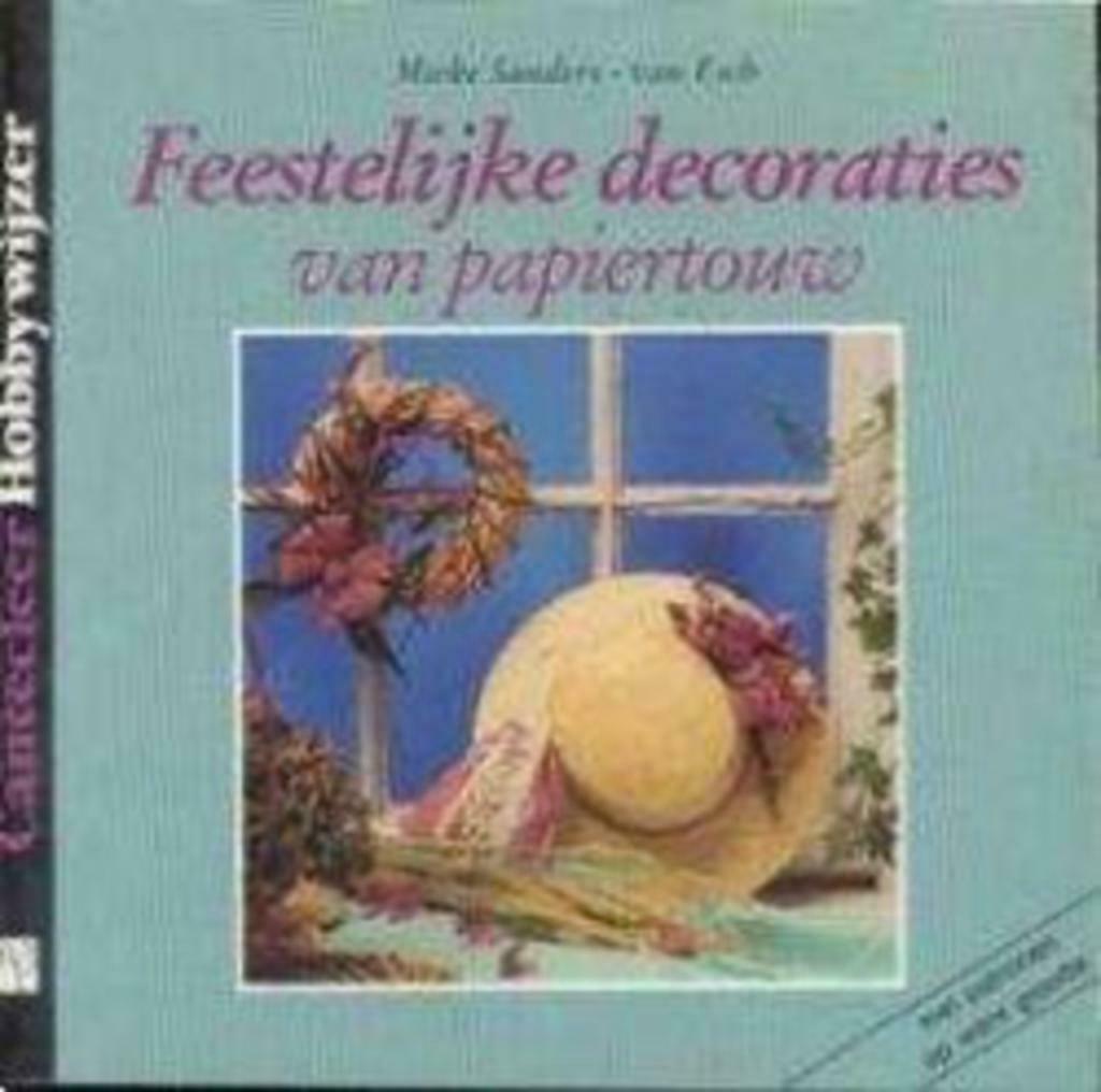 Feestelijke decoraties van papiertouw, Ophalen of Verzenden, Gelezen