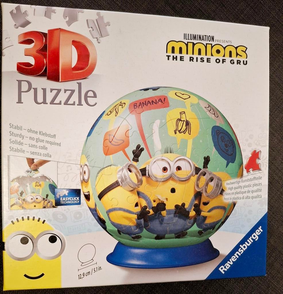 Stimulerende 3D puzzel Minions, Ophalen, Zo goed als nieuw