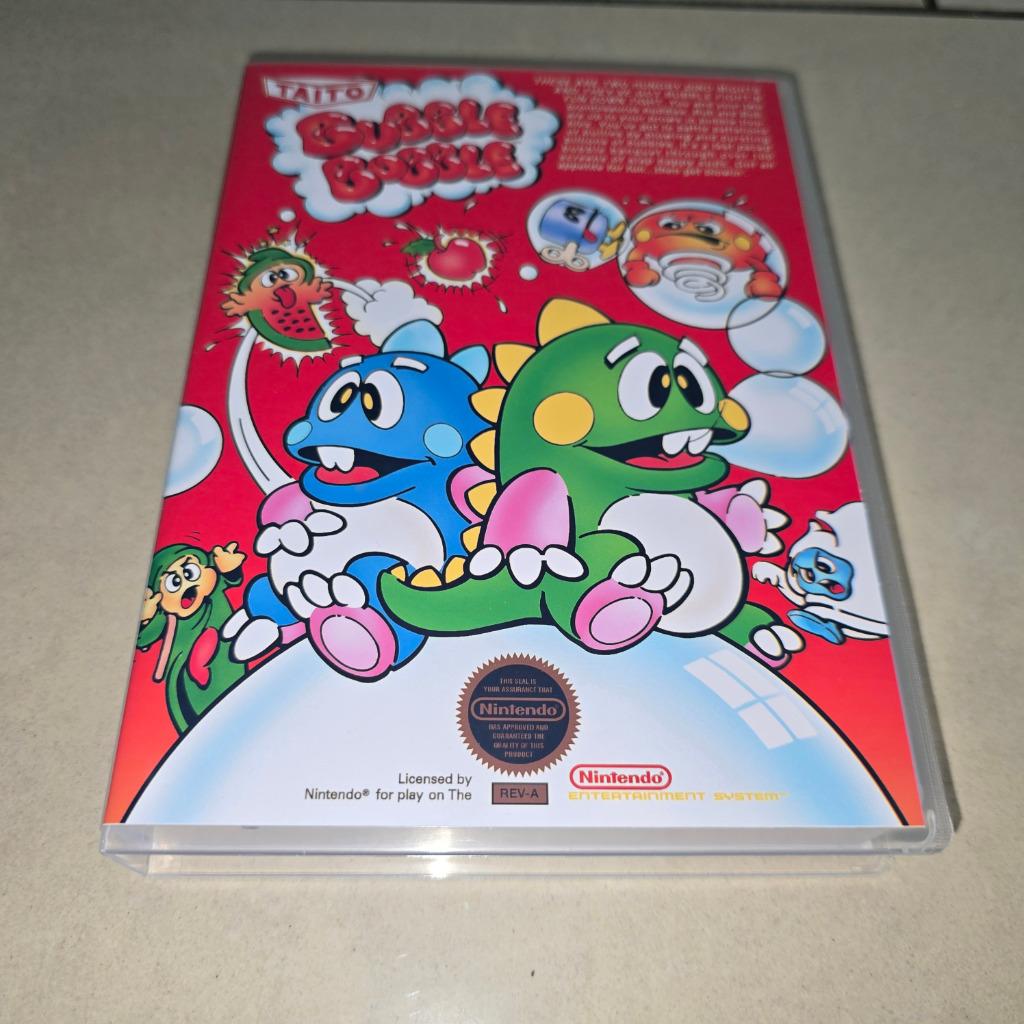 Bubble Bobble NES Game Case, Games en Spelcomputers, Verzenden, Zo goed als nieuw