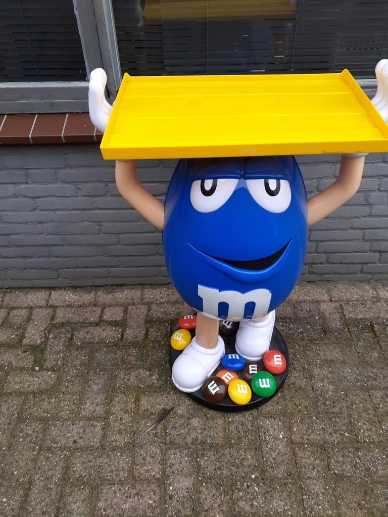 M&M reclame winkel display beeld, Ophalen, Gebruikt, Reclamebord