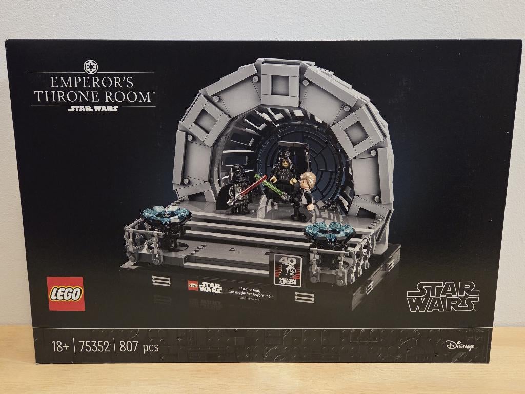 (GESEALD) Lego 75352 Emperor's Throne Room Diorama, Ophalen of Verzenden, Nieuw, Complete set, Lego
