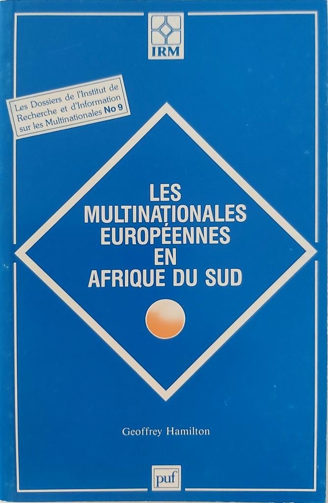 Europese multinationals in Zuid-Afrika, Nieuw, Ophalen of Verzenden, Politiek en Staatkunde, Geoffrey Hamilton