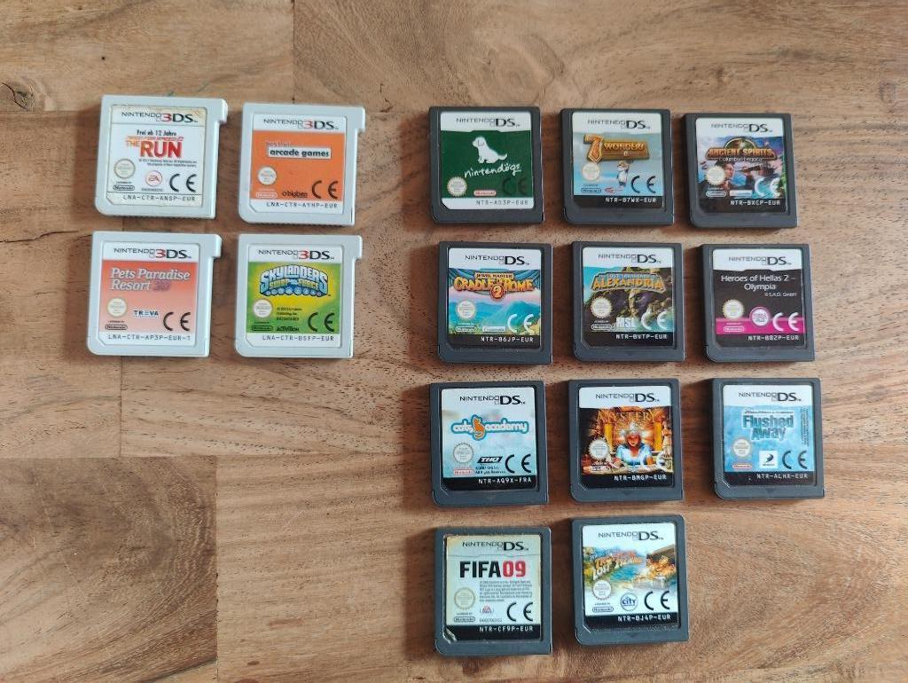 Lot van 13 Nintendo DS en 3DS spelletjes, Enlèvement ou Envoi, Utilisé