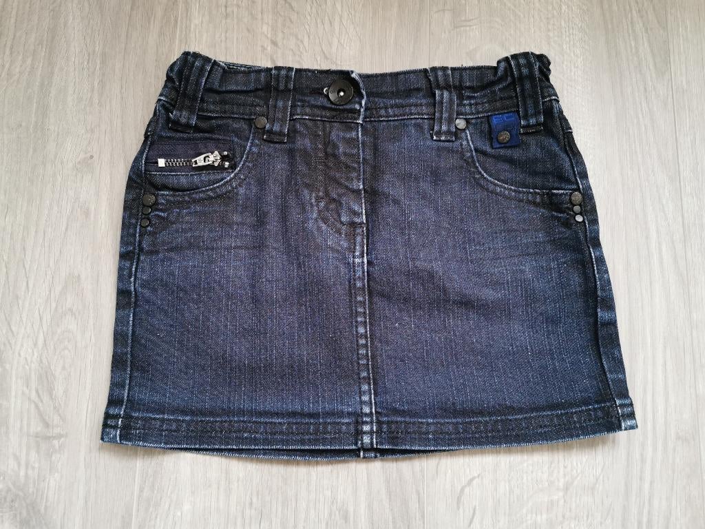 Donkerblauwe jeansrok - maat 128, Kinderen en Baby's, Kinderkleding | Maat 128, Gebruikt, Meisje, Jurk of Rok, Ophalen of Verzenden