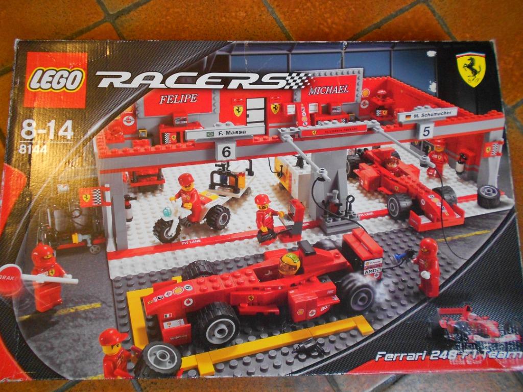 Légo boîte modèle garage Ferrari n 8144, Ophalen of Verzenden, Gebruikt, Lego