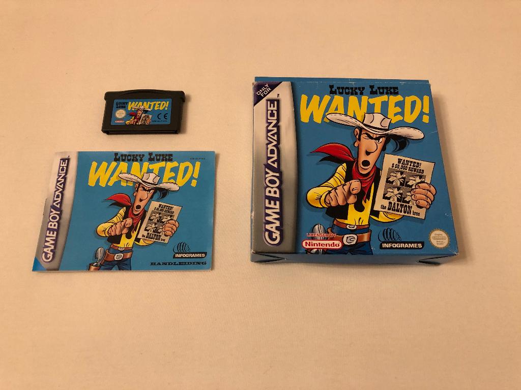 Lucky Luke Wanted voor op de Game Boy Advance - goede staat!, Games en Spelcomputers, Avontuur en Actie, Gebruikt, 1 speler, Ophalen of Verzenden