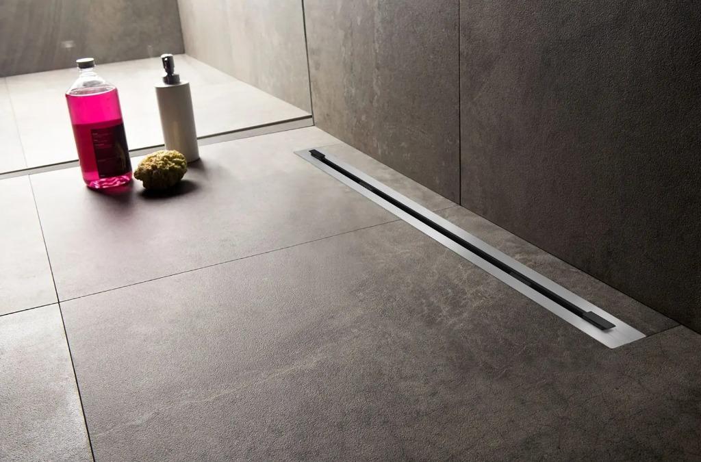 Aloni Flat Douchegoot Rvs 80Cm, Doe-het-zelf en Bouw, Ophalen of Verzenden, Nieuw, Inox, Douche