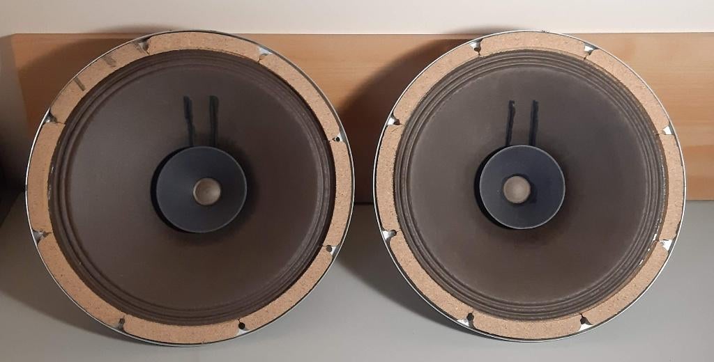 2 x Philips breedband luidspreker AD1265-M8 8ohm 20W, Philips, Moins de 60 watts, Enlèvement, Utilisé
