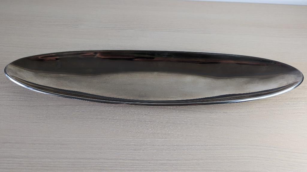 Inox serveerschaal, Enlèvement ou Envoi, Comme neuf, Autres matériaux, Balance ou Balances