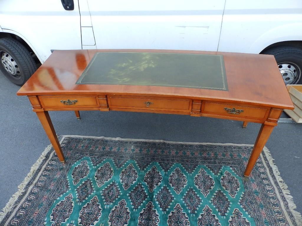 Luxueus gebogen bureau in Engelse stijl, Ophalen, Gebruikt, Anglais