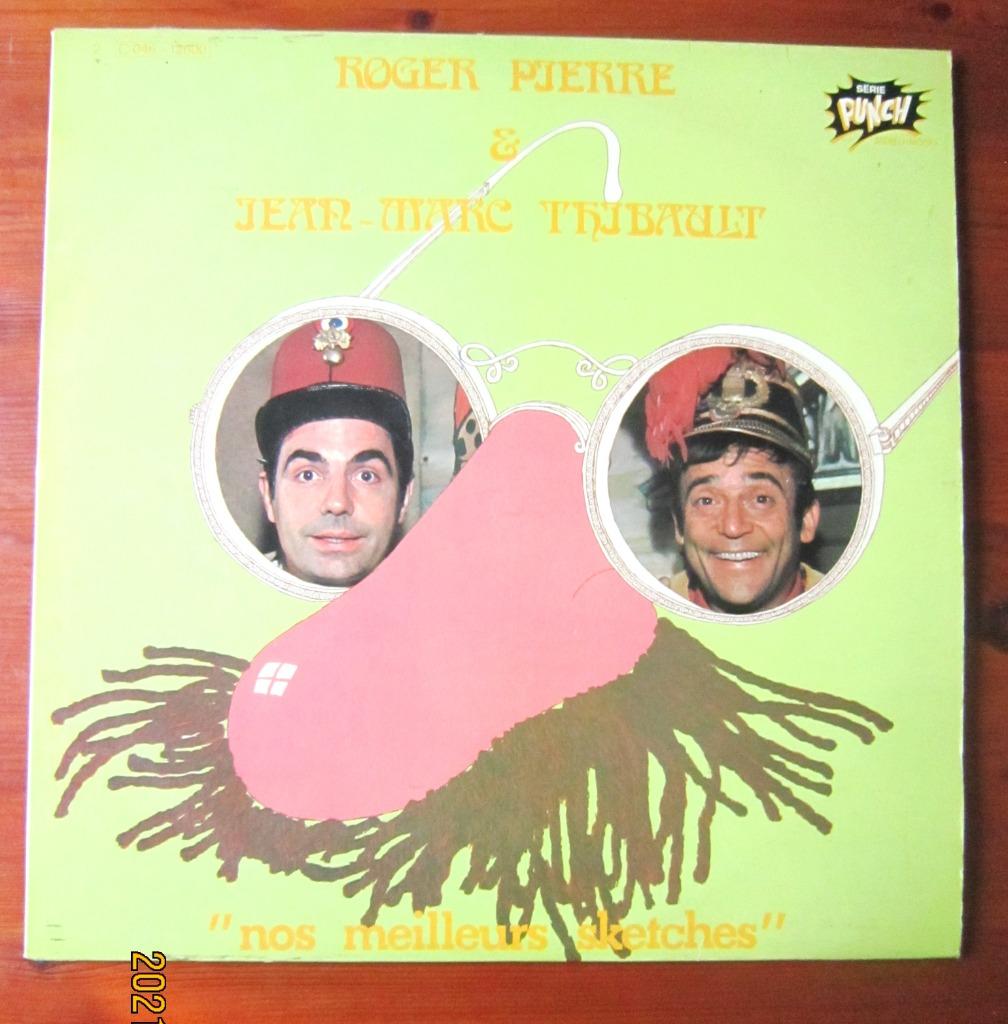 Vinyle 33 T "Nos meilleurs sketches" de J-P eT J-M THIBAULT, Envoi, Utilisé