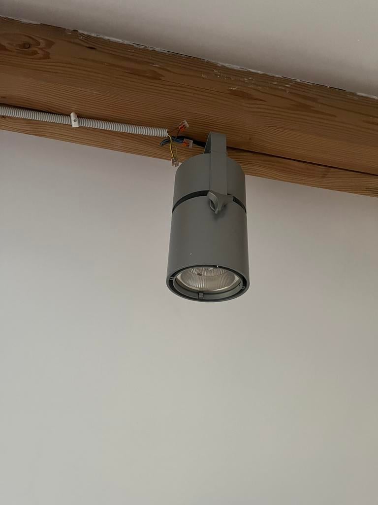 3 stuks gasontladingslampen, Ophalen, Zo goed als nieuw, Metaal of Aluminium, Plafondspot of Wandspot