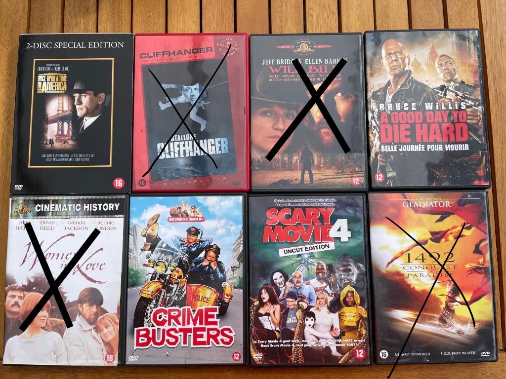 DVD 1,5 euro per stuk, Cd's en Dvd's, Ophalen of Verzenden, Gebruikt