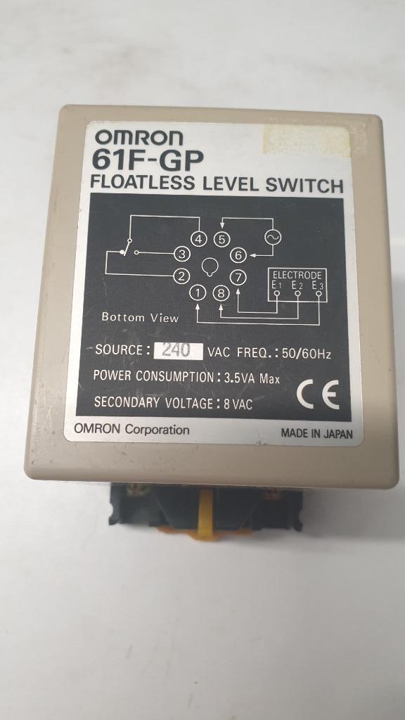 jw1308: Omron 61F-GP: niveau-sensor zonder vlotter, Enlèvement ou Envoi, Utilisé