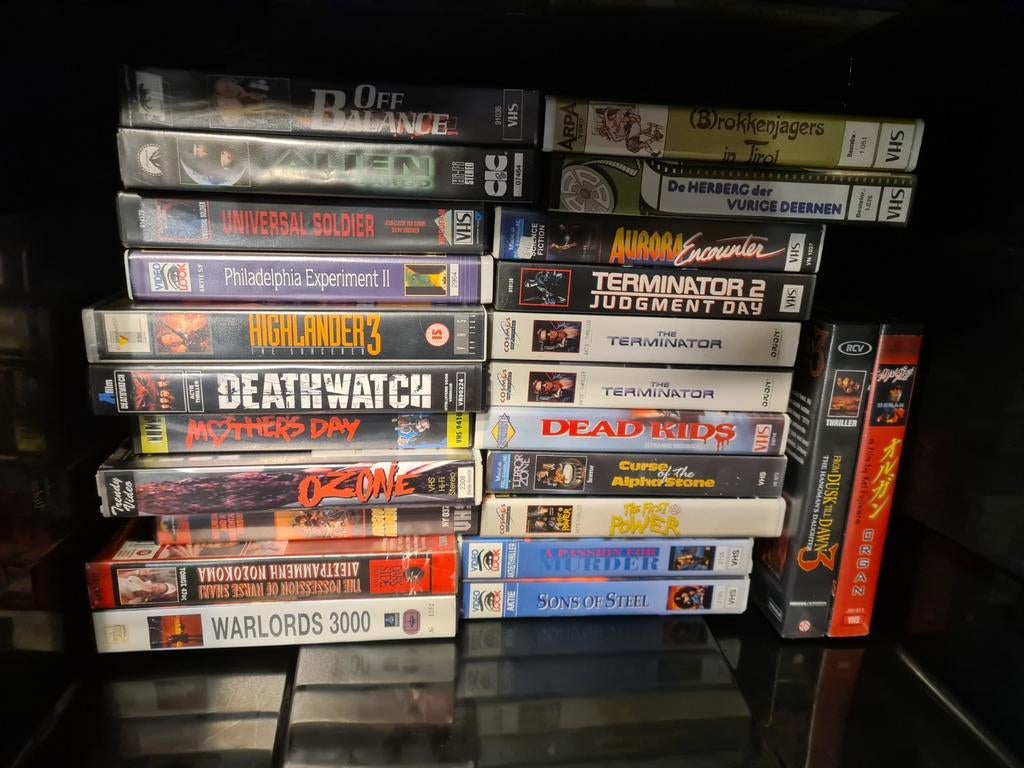 Lot Horror / Actie / SF VHS, Ophalen, Horror