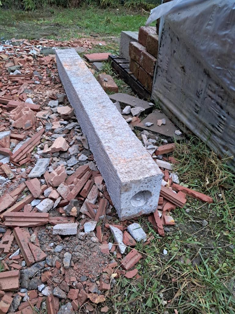 gewapend betonnen balk, Ophalen, Gebruikt