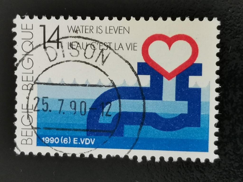 Belgie 1990 - Nationale Maatschappij voor Watervoorziening, Ophalen of Verzenden, Gestempeld