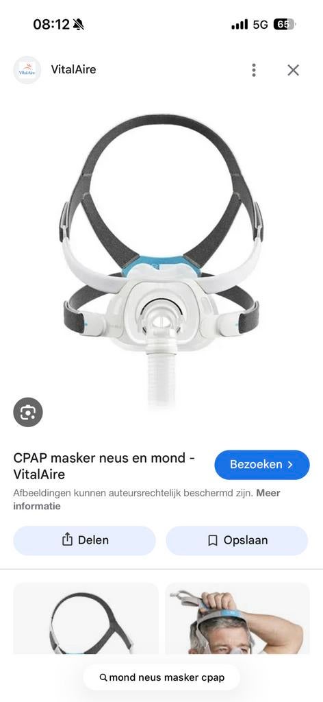 Neus mond cpap, Divers, Enlèvement ou Envoi, Comme neuf