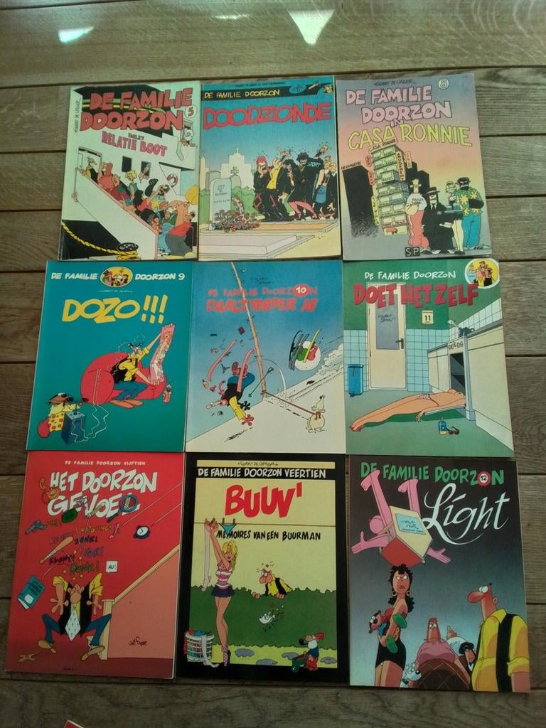 De familie doorzon  9 albums eerste druk, Ophalen of Verzenden, Gelezen
