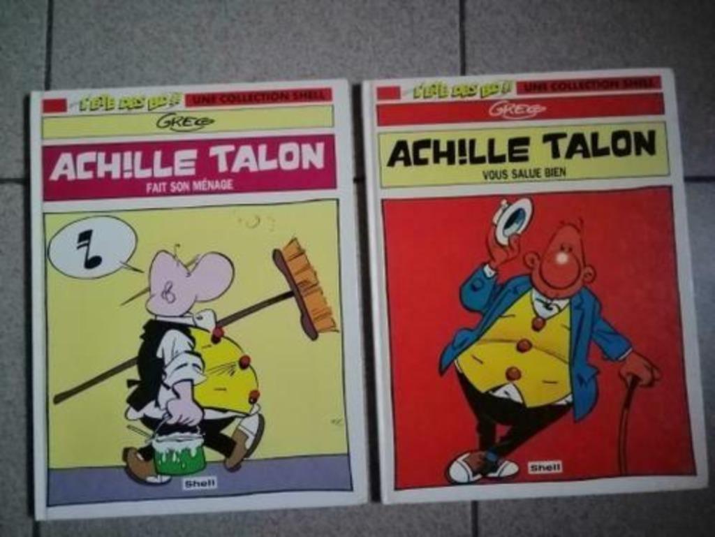 2 BD l'Eté des BD Shell - Achille Talon GREG, Livres, Enlèvement ou Envoi, Utilisé