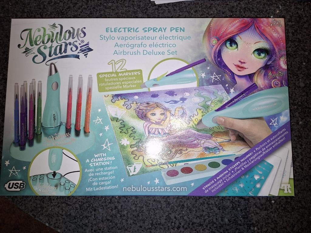 Electric spray pen Nebulous Stars.  Enkel geopend, Kinderen en Baby's, Speelgoed | Educatief en Creatief, Ophalen of Verzenden