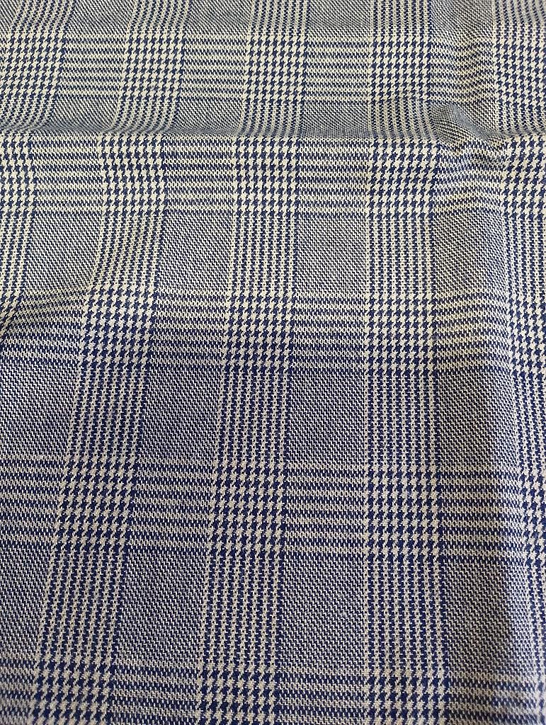 donkerblauw geruit, Ophalen of Verzenden, Nieuw, Grijs