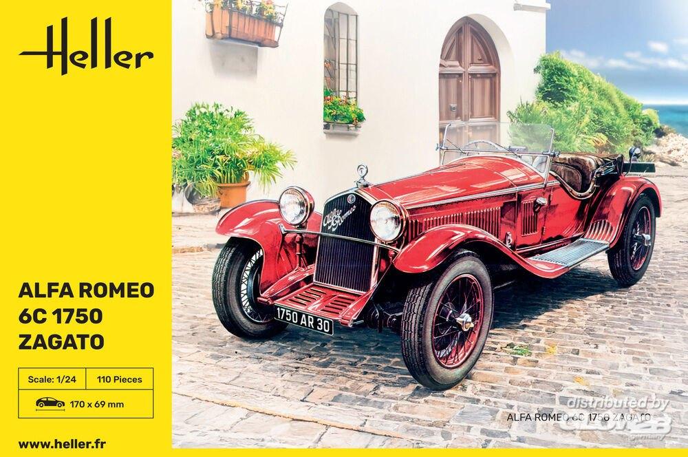 HELLER 80715 Alfa Romeo 6C 1750 Zagato échelle 1/24, Neuf, Enlèvement ou Envoi, Voiture, Plus grand que 1:32