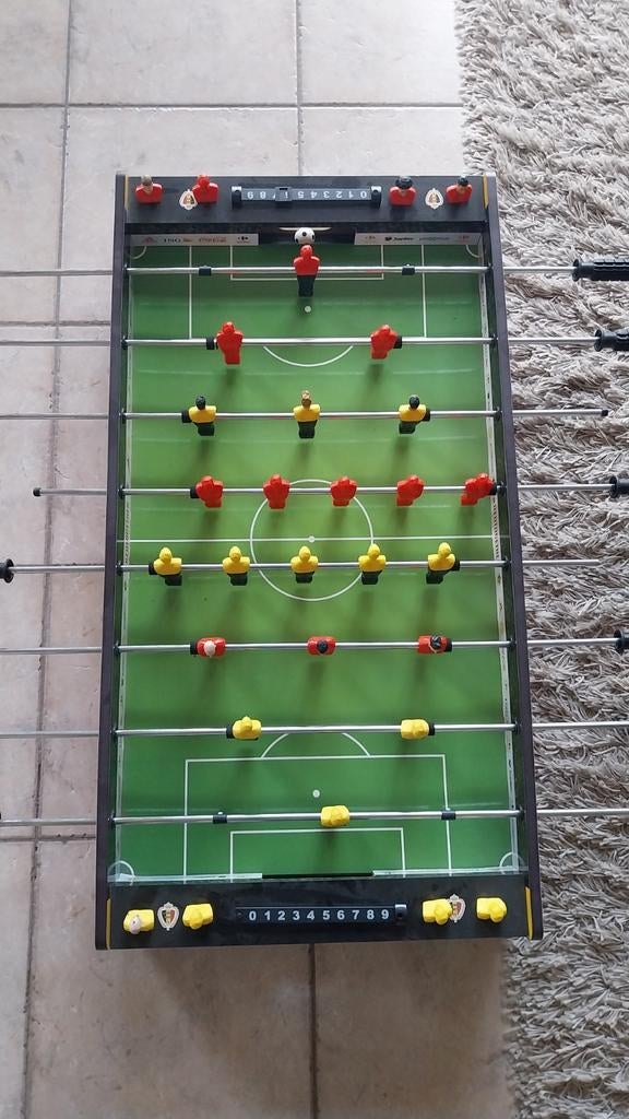 Voetbaltafel Belgian Red Devils, Ophalen