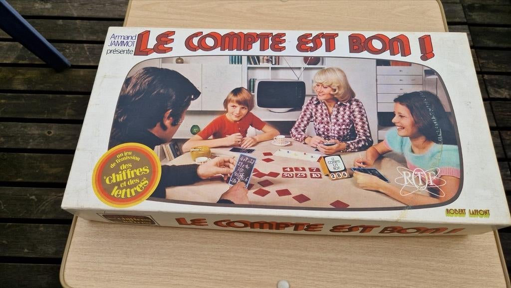 Jeu vintage "Le compte est bon !", Hobby & Loisirs créatifs, Enlèvement ou Envoi, Utilisé, Robert Laffont