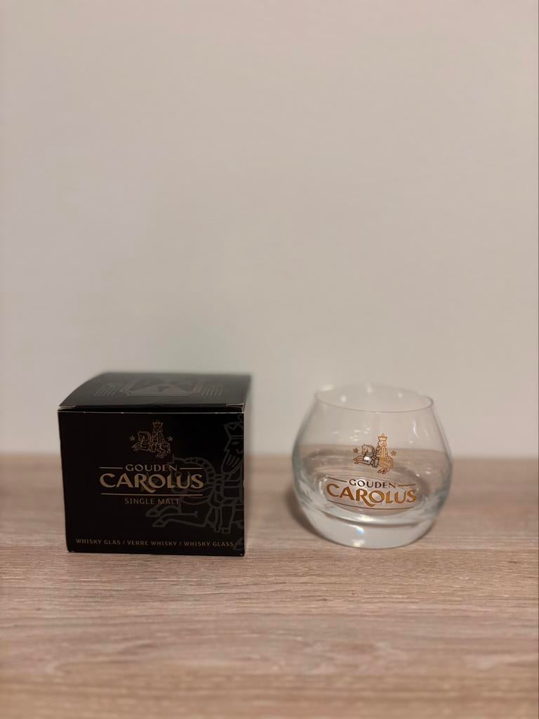 Gouden carolus whisky glazen, Ophalen, Nieuw