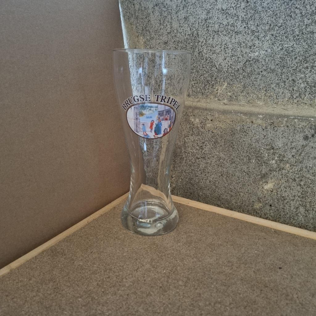 Verre Brugse Tripel (modèle 1), Verzamelen, Ophalen of Verzenden, Gebruikt, Glas of Glazen, Overige merken