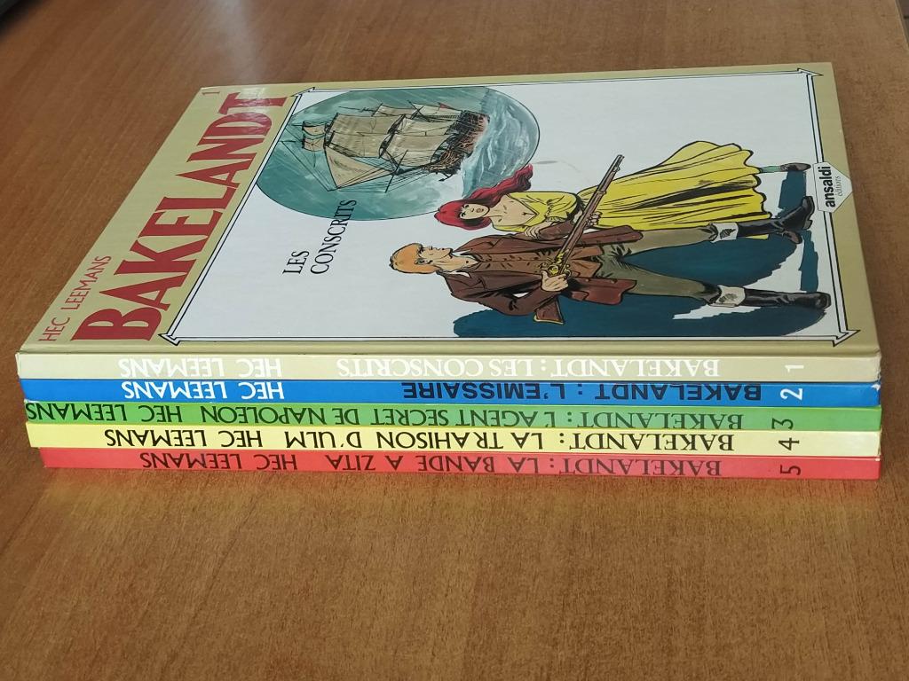 Bakelandt 1 à 5 en EO, Boeken, Stripverhalen, Gelezen, Complete serie of reeks, Ophalen of Verzenden