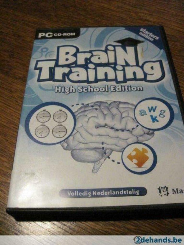 cd-rom : brain training, Ophalen of Verzenden, Zo goed als nieuw